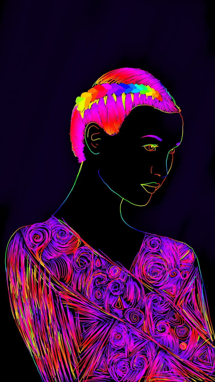 #tuana #rainbowchallenge #girl #color  #fridayswithsketch‪ ‪#kadın #woman #kız #turkey
