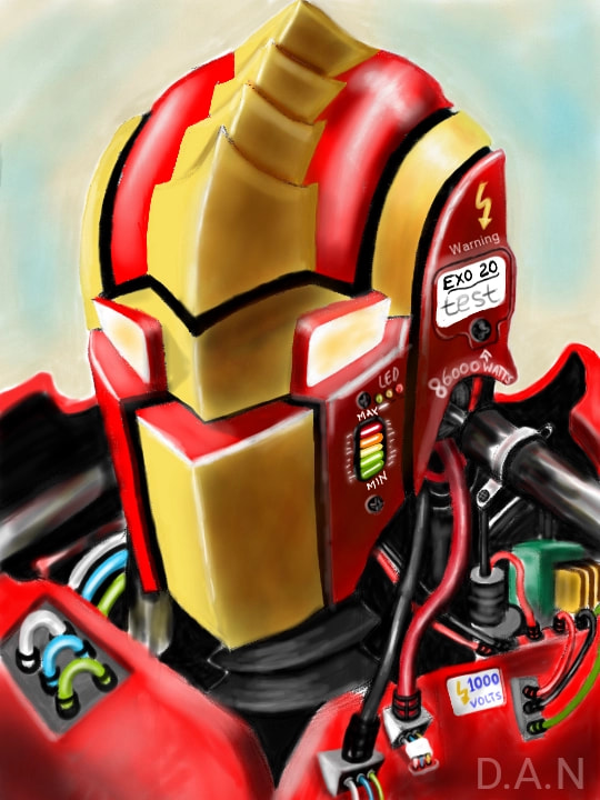 This is my dream machine, Zeus, protector of mankind. Actually this is my science project that I've been working on for about 4yrs ‪@sonysketch‬ #fridayswithsketch #machinechallenge #realism #warbot #protector #ScienceProject