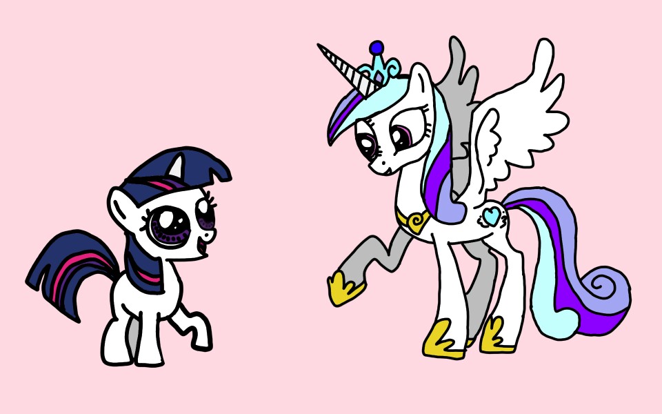 #snow #little #twilightsparkle & #snow #princess #cadence