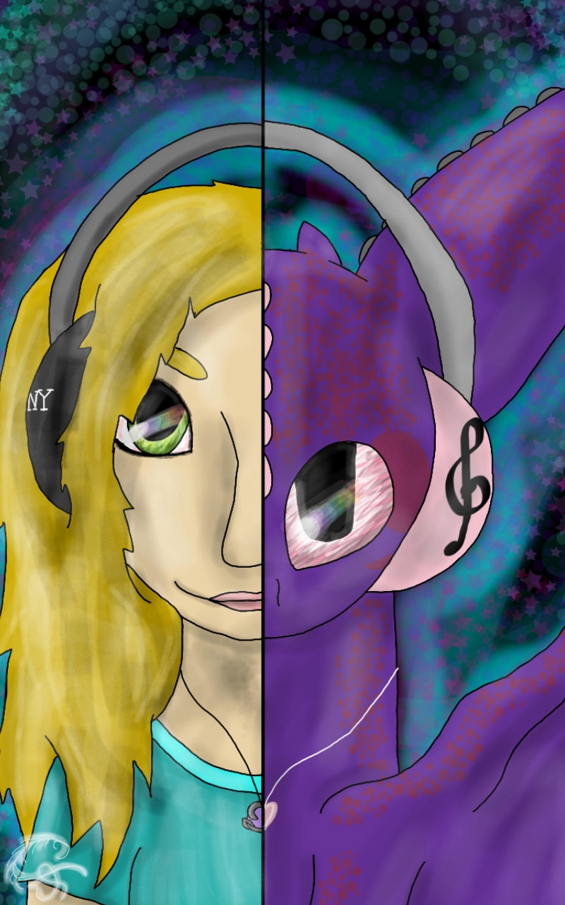 Me and my dear Luna. Hope you like it! Should i made it to my new pfp? For ‪@sonysketch‬ 's changelle #fridayswithsketch  #SonySketch  #MyselfPortrait  :3 (i realy have SONY headphones xDD) 500+ LIKES?! OMG THANK YOU!!!OMG!!