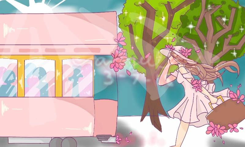 (EDITED/FIXED) "All aboard the Floret Express!" Welcome to the City of Flowers! #sketch #girl #Oc #fridayswithsketch #Flowers #travelchallenge #Travel #bus #Philippines #Zamboanga #CityofFlowers
