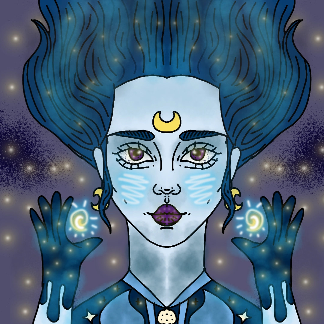 #magicmoonweek  #minichallenge      it's not copy , it's my redraw! Это не копия с инета а перерисовка