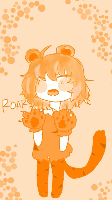 🐅 💘 #orangechallenge #orange #colorweek #sonysketch #sketch