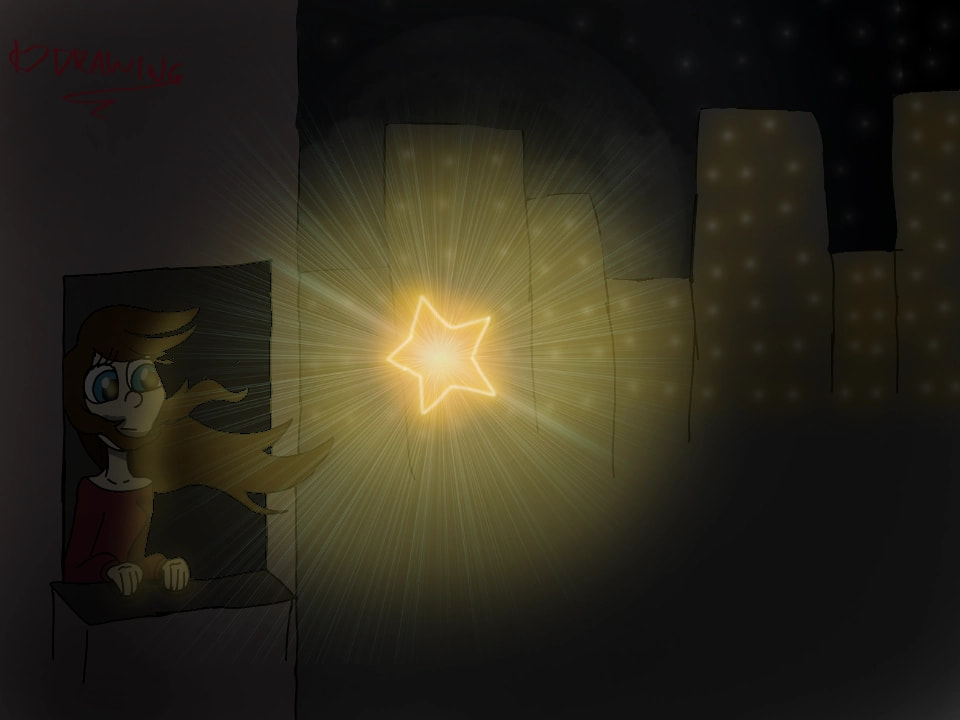 #fridayswithsketch #darkchallenge #Star #girl #city This is my drawing for the dark challenge. I hope you like it.