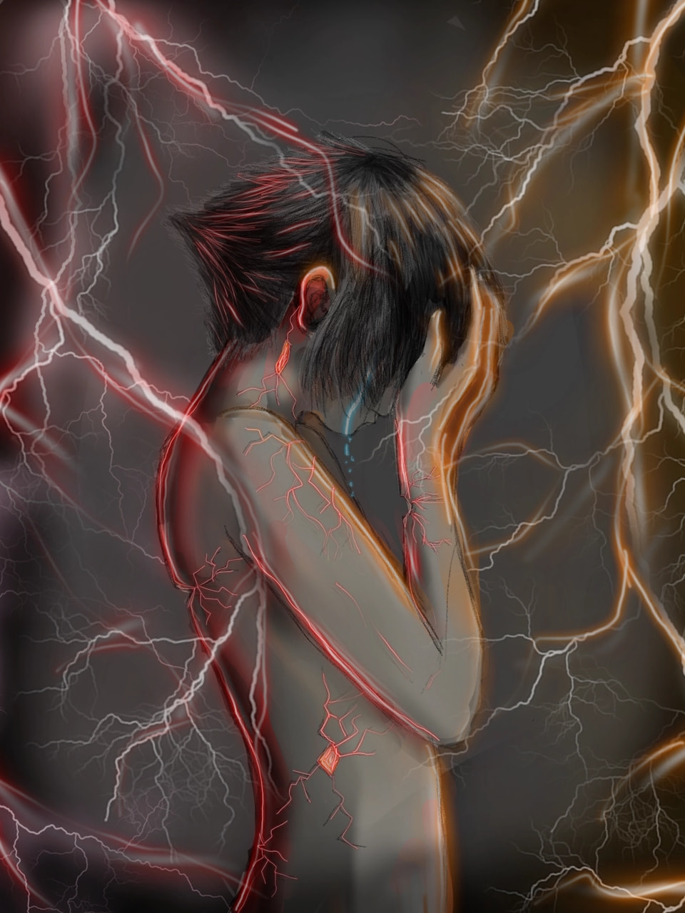 #fridayswithsketch #myart #sonysketch #sad #emotions #myemotion #sonysketch
