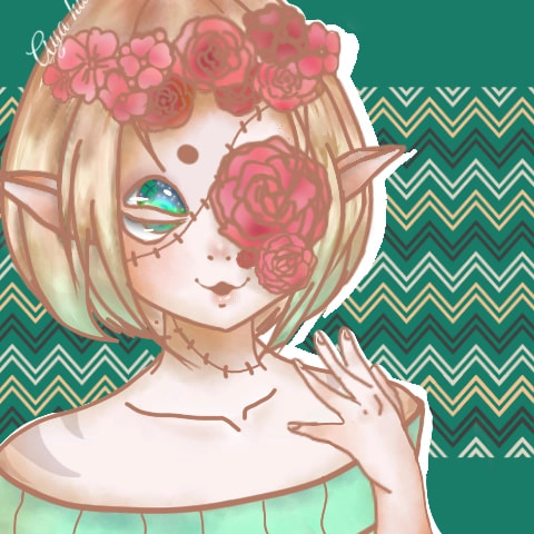 #reemchan #Monster #monstergirl  #roses #flowers #fridayswithsketch #portraitchallenge #sonysketch