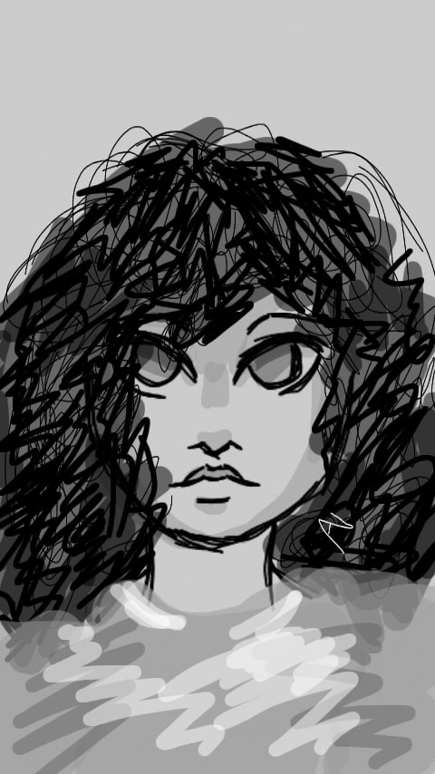 #fridayswithsketch #sonysketch #challenge #scribble #ScribbleChallenge #Black #girl #curlyhair