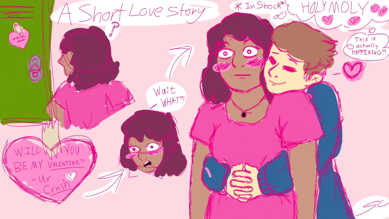 Ok this is the same thing but colored lol. Also it's my submission for the #24hourchallenge #minichallenge #Valentinesday #cute #hug