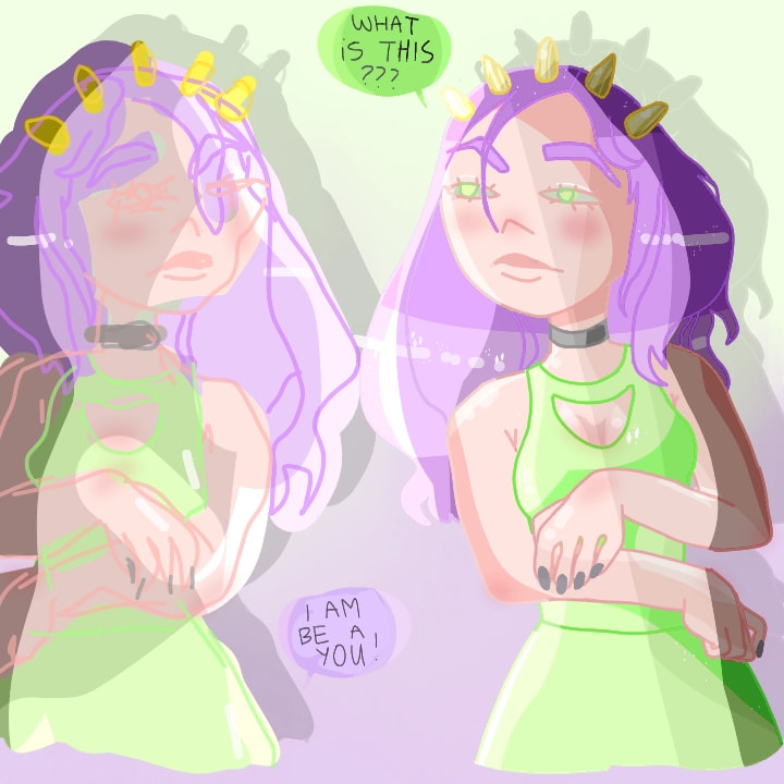 Hardddd challenge!!! #leftandright #fridayswithsketch  💜💜💜💚