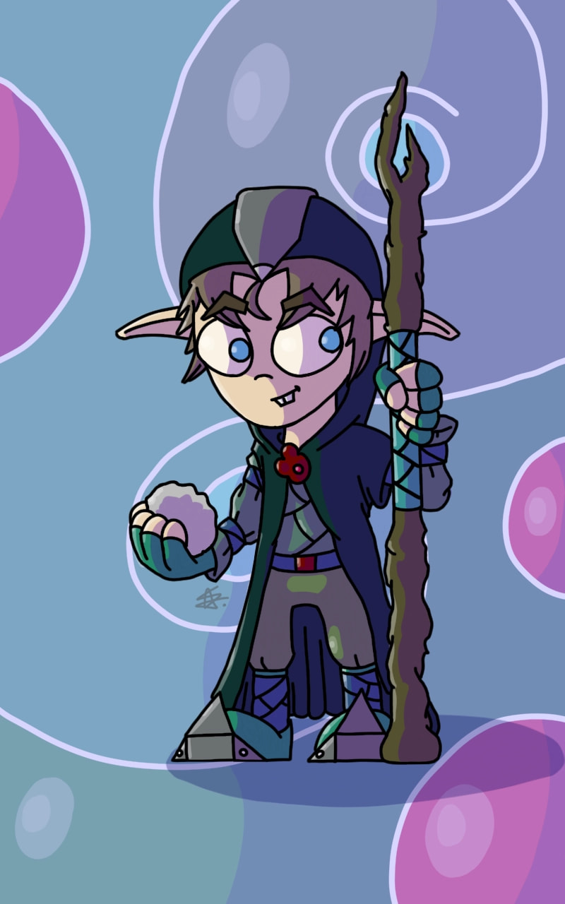 I was thinking and I thought; why are elfs linked with Christmas? What started the story with Santa having elf helpers? (They're not very festive.) #fridayswithsketch #myholiday #myholidays #ShapeCrafter#cartoon#art#Christmas#chibi #drawing #elf#question