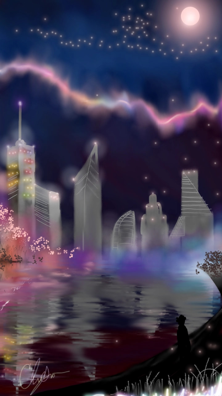 Hey everyone just wanted to do a city scape for the future hope you guys like it feel free to add on    #futurechallenge  #sketch