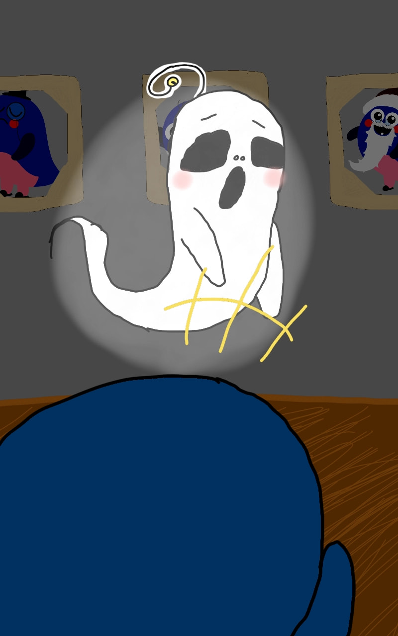 I think otto saw a ghost but the ghost is friendly and it just need some help =3 (yay I'm sure this won't be featured) ‪@sonysketch‬ #ottoworld (OMGGG I can't believe it *^* it's featured)