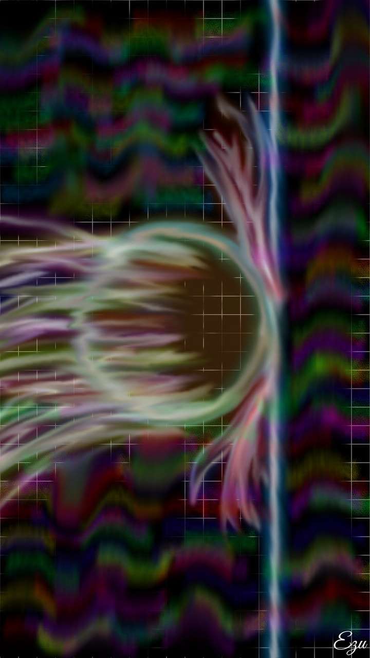 This is what i came up with it turned out okay😀 #abstractchallenge #fridayswithsketch #sonysketch