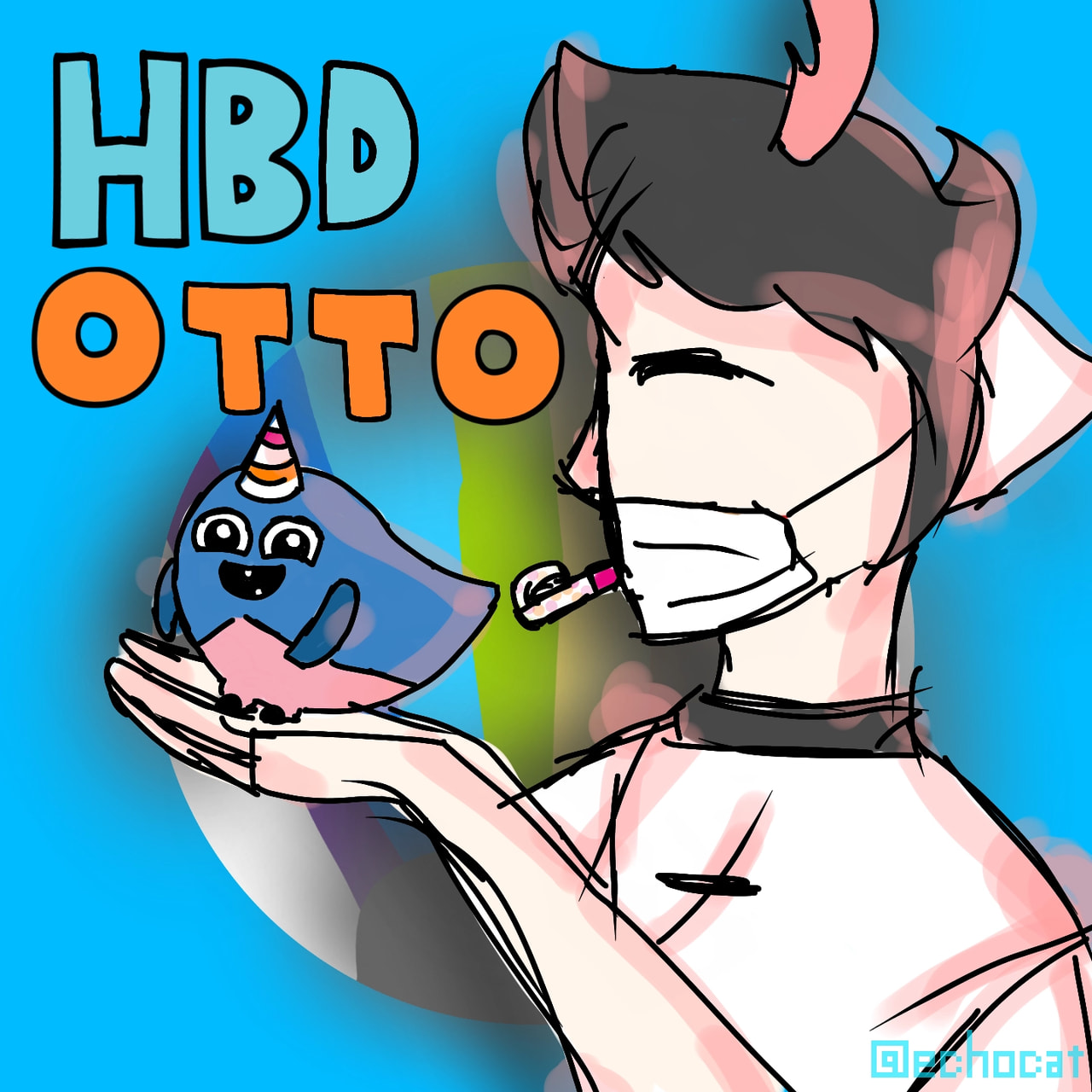 Awawawawaw HBD Otto! #ottosbirthday ‪@sonysketch‬