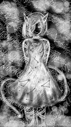 ❤❤"A collection of random letters"❤❤ She is my favorite Oc. I love her so much!!❤❤ #dailydecember #textchallenge #girl #oc #black #white #galaxy❤❤