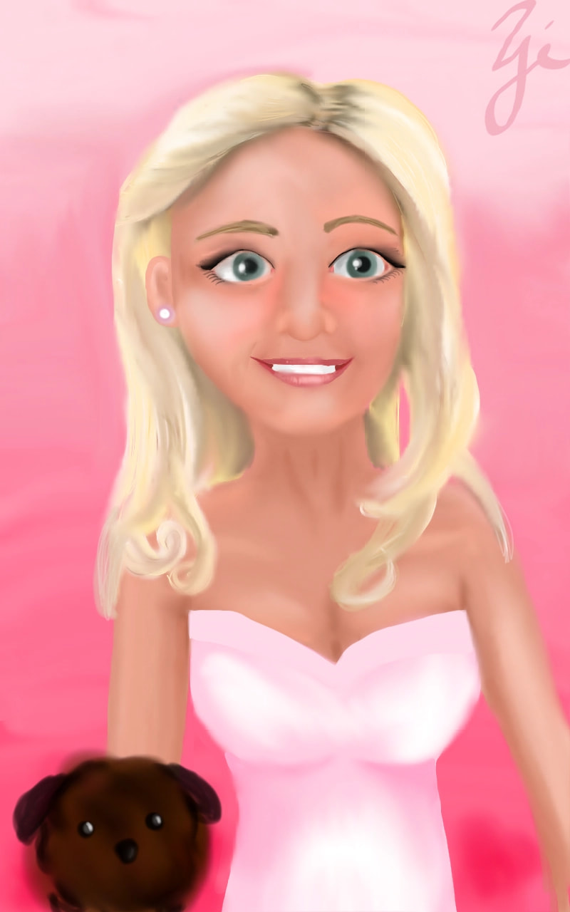 #myfavcelebrity is Kristen Chenoweth (and Thunder Pup!) My dream is to be on Broadway, and Kristen's incredible work has always been an inspiration to me. ❤🎀🌸 Edit: ‪@sonysketch‬ thank you you so much for featuring me again!