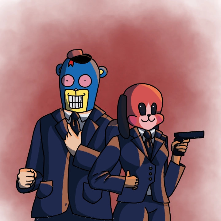 Hazel and Cha cha monitoring the inevitable apocalypse #fridayswithsketch #EndOfTheWorld