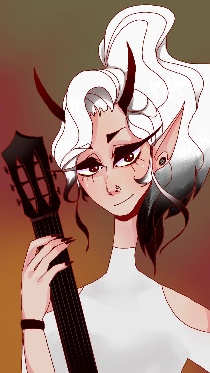 For ‪@FreshStaleness‬! Your OC is really cute. Such a good design. #fridayswithsketch #mygift