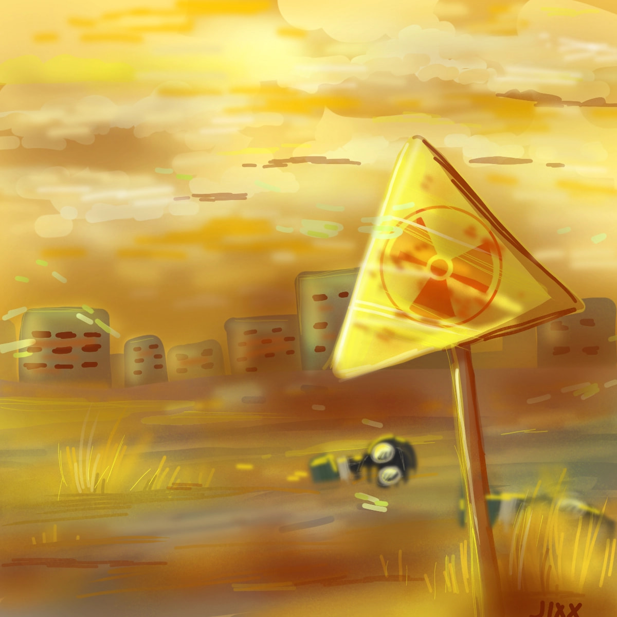 #endoftheworld #fridayswithsketch this is the end of the world for me-- a massive nuclear explosion. Uhhh the human race will very unlikely learn from their mistakes.