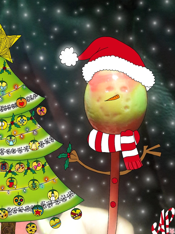 After I was eating this lollipop I realized that I had the face of a snowman  #photochallenge #fridayswithsketch ‪@sonysketch‬ ☃❄🎄🎁