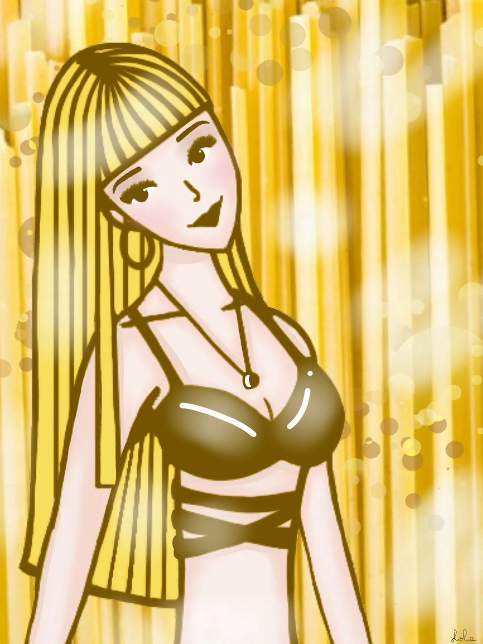 Miss Espaguete 🍝 😅 #fridayswithsketch #myobject #girl #myoc #oc #sonysketch