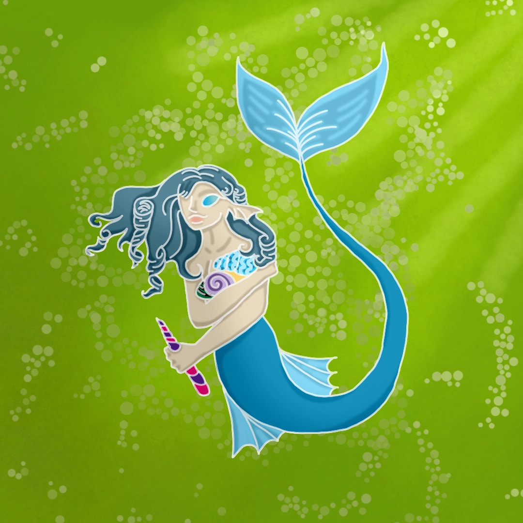 I'm a mermaaaaaaaaaid yay! #March #mermaid #minichallenge #sonysketch #Myfantasy {Edit: HOW DID I GET SO MANY LIKES?! You are fantastic, thanks to everyone!❤❤❤}