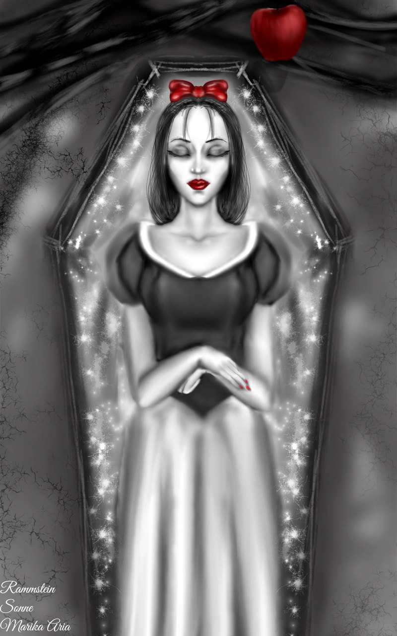 Rammstein "Sonne" #musicchallenge #fridaywithsketch #marikaaria #snowwhite #Rammstein #symmetrytool #maft