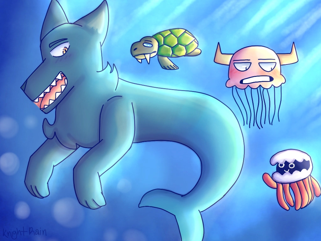 #fusionchallenge #fridayswithsketch #100PercentSketch ‪@sonysketch‬ shark/dog/dolphin  clamocto jellybull walturtle edit: I'm CrYing I gOt FeAtuRed :') thanks