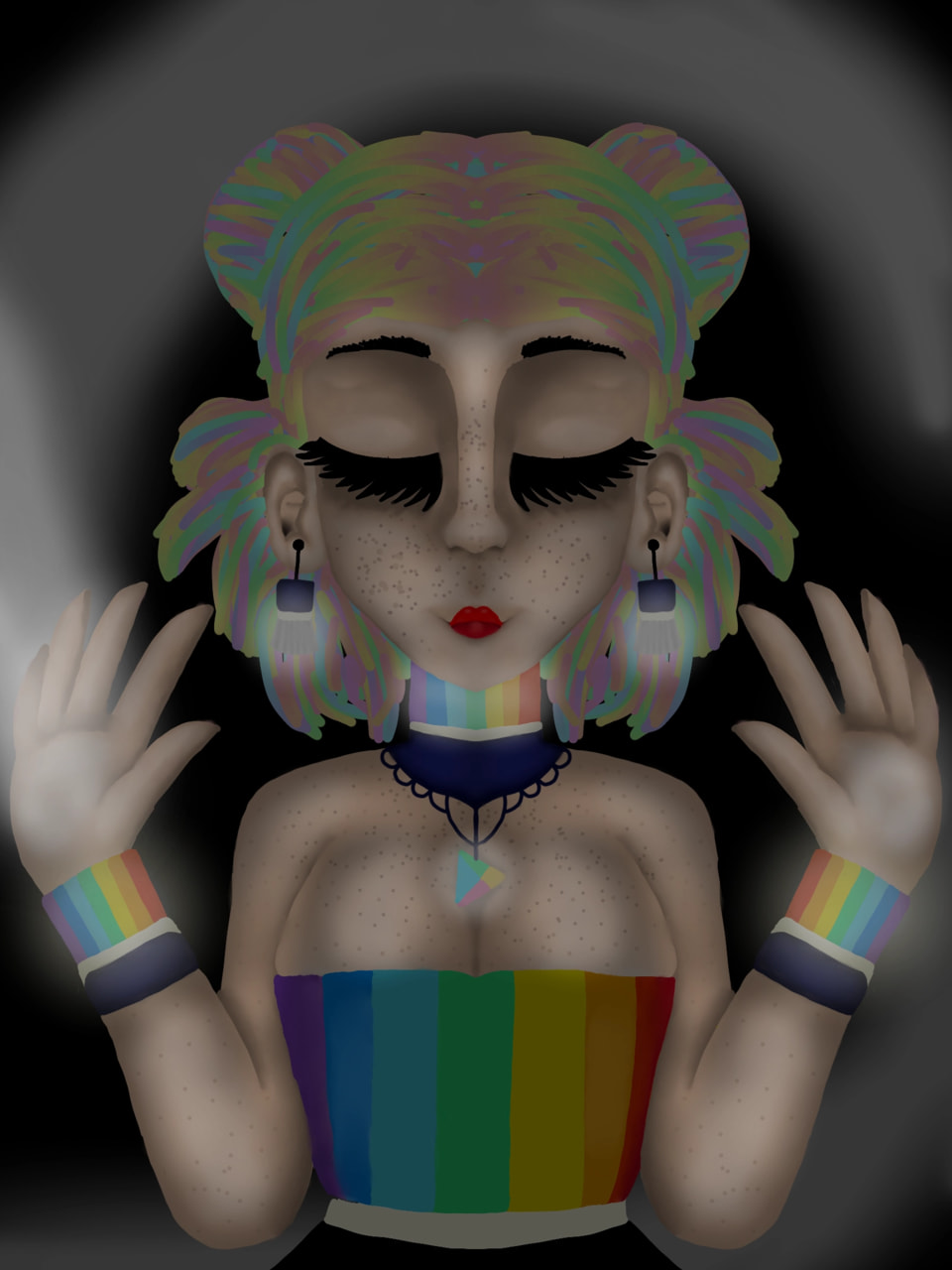 I couldn't wait to post this until September,  sooo yeah... consider the #wipfinished #EndOfTheWorld #sonysketch #girl