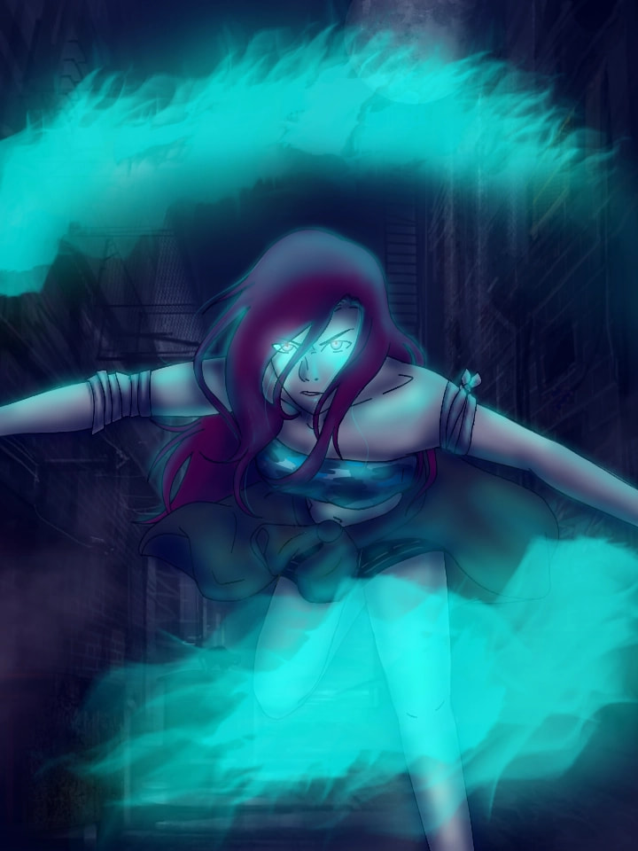 Literally every sketch i do with yui lately is the same 😂 ~edit: OMG THANK U SKETCH TEAM FOR THE FEATURE!! 🤩 #yui #antiyui #oc #anime #supernatural #100PercentSketch #glow #blue #dark #shading #portraitchallenge #fridayswithsketch