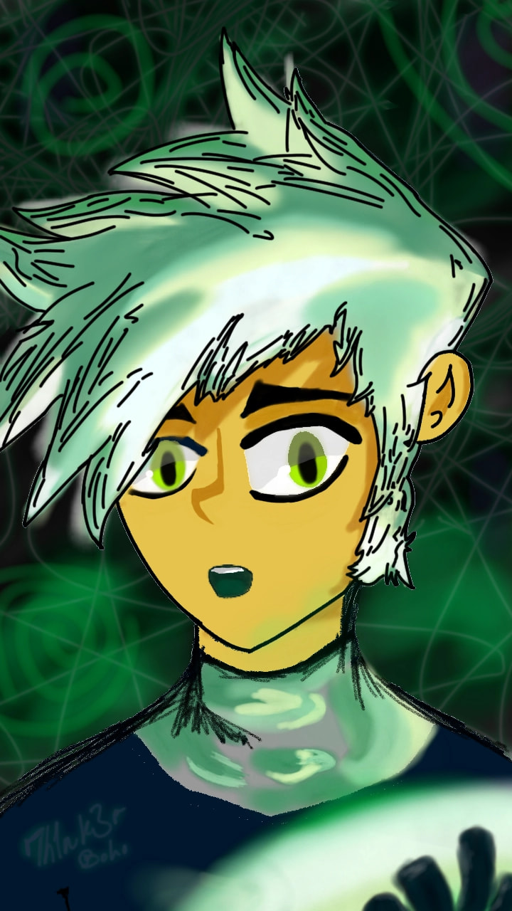 Hi people. Who remembers this guy. He made my childhood great!  #dannyphantom #DannyPhantomFanart #fridayswithsketch #portraitchallenge