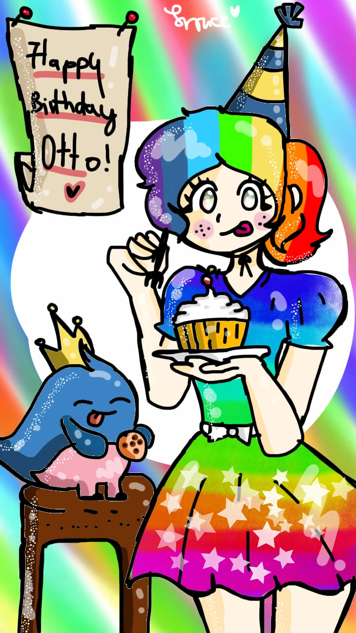 #ottosbirthday #ottoworld #sonysketch #100PercentSketch #happybirthdayotto ‪@sonysketch‬ Hope you like this Otto! I tried to draw Sketch chan in a dress from memory but i failed xD
