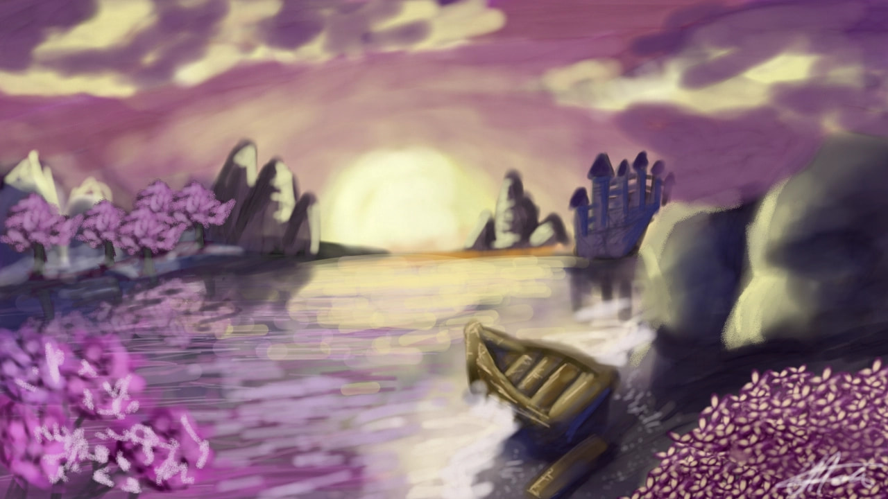 #landscapechallenge #sonysketch #fridayswithsketch #landscape #sun #sunset Usually, I don't like my works, but it's an exception. Hope you enjoy