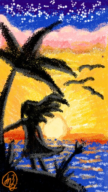 #bubblepen #BubblePenChallenge #sonysketch #sunset sunset and silhouettes.. I know i know.. Cliche.. #SilverMidnight #SM