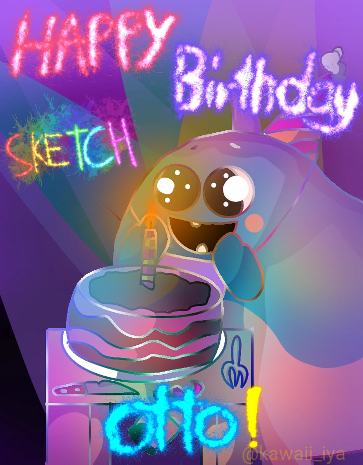 ‪@sonysketch‬ happy bday Otto #ottosbirthday edit: 300 likes lol