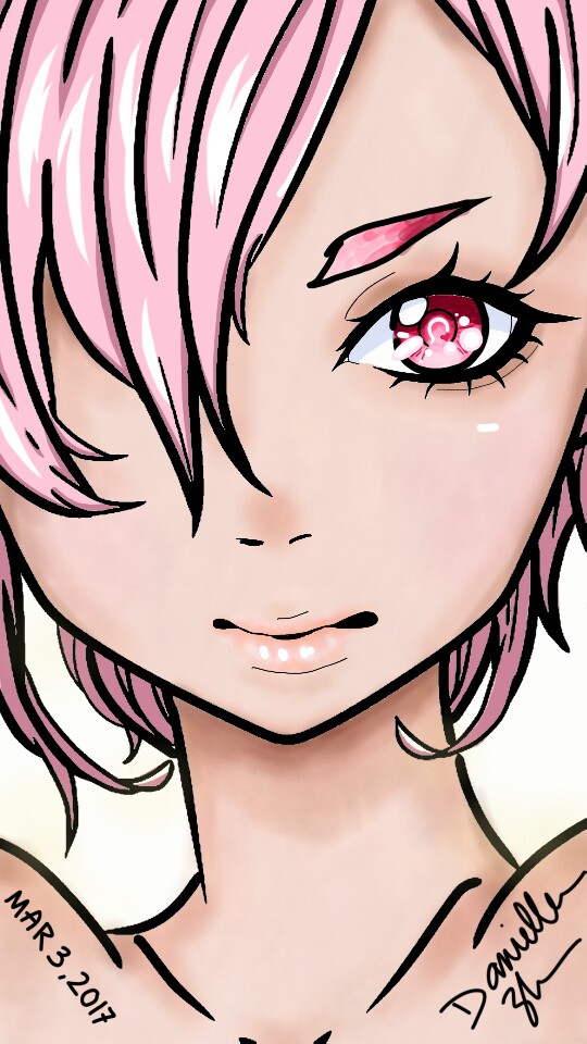 💖Collab with ‪@Nayuta‬! (Line art by なゆ太 and coloring by me 💕) collab link in the comments below 😊 #collab#pink#sonysketch💖