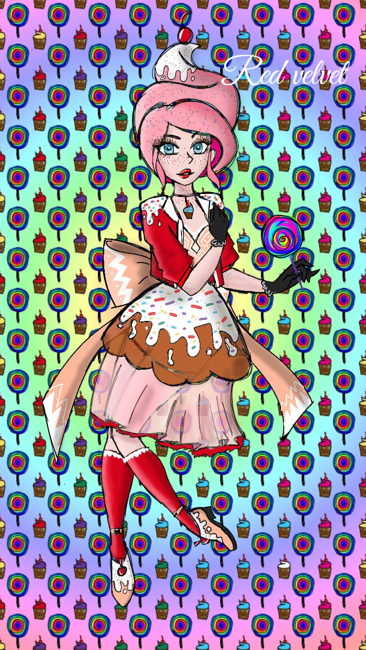 #cakegirl #Redvelvetcake ‪  #Cupcake #dessert # #foodchallenge #fridayswithsketch #GoodbyeSketch #savesonysketch my ig is @the_obsidian._.angel