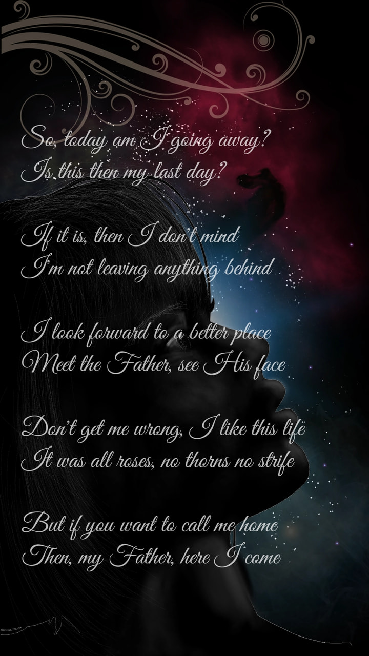#poetrymonth ‪@sonysketch‬ One day in college, far away from home, I got such a high fever that I was delirious. I thought I was going to die. I wrote this poem on the bed.