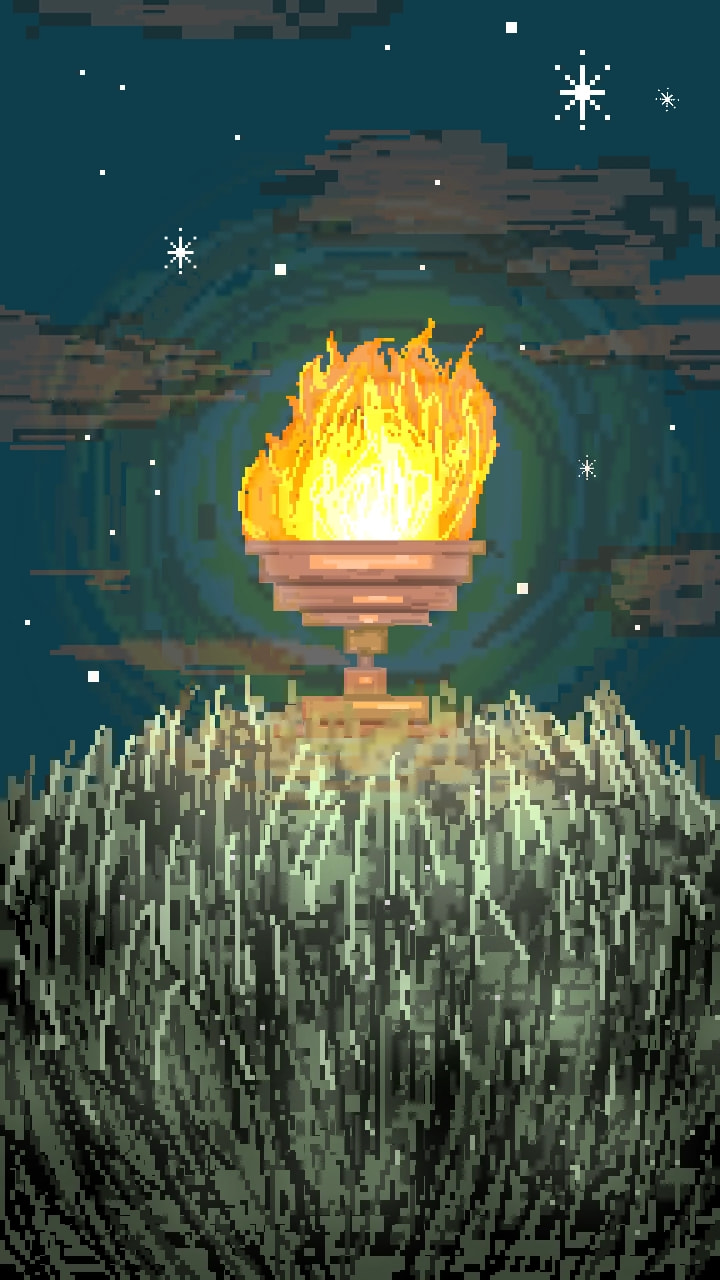 #PixelArtChallange #fridayswithsketch ‪@sonysketch‬ the fire of love ❤😊 #pixelchallenge edit: omg I got featured!