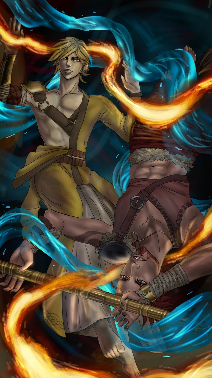 *screams intensify* *wrists break spontaneously* #hotorcold Finished *∆* is it on time? IDK #sangreal #kalaioc u_u I sincerely apologize for risking the bg, trying to meet a deadline here #lac no uniform, sorry 🤷🏻‍♂️