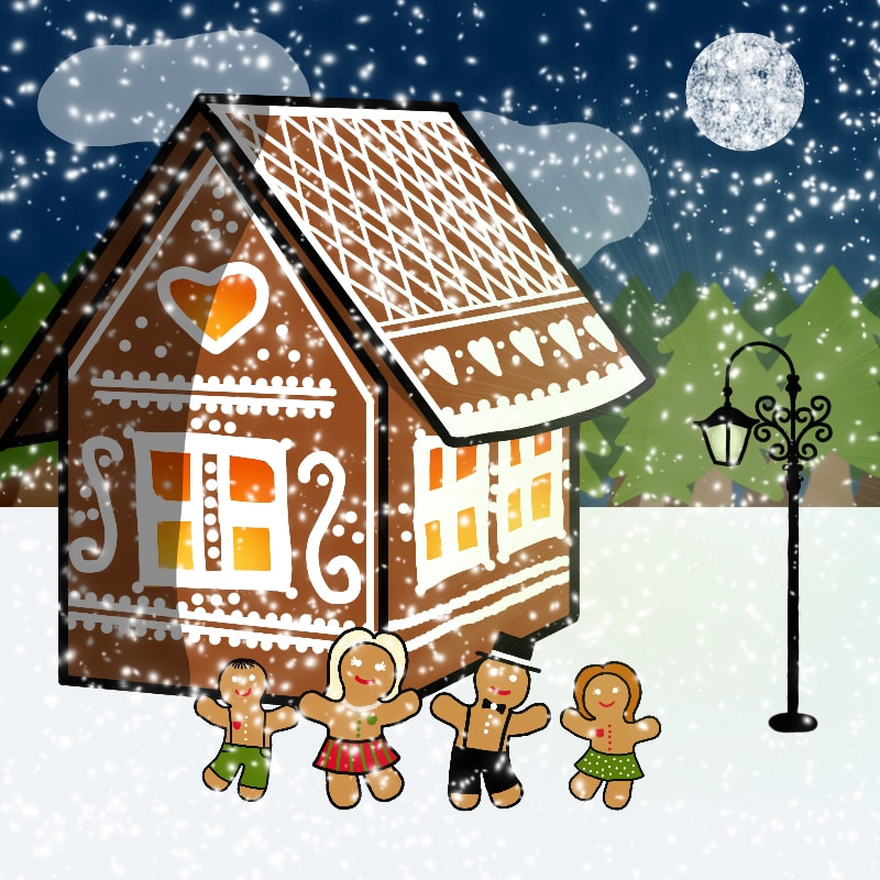 #sketchPL #konkurs #pozytywnatruskawka #ŚwiętaBożegoNarodzenia #pierniki #fridayswithsketch #wintercreature #winter #moon #christmas