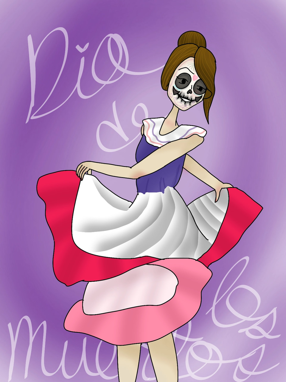 #Diademuertos #fridayswithsketch #dress #dancing