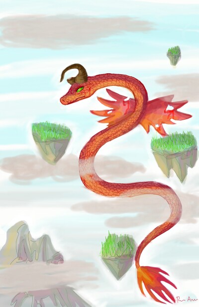 I can do something else than humans! XD #dragon