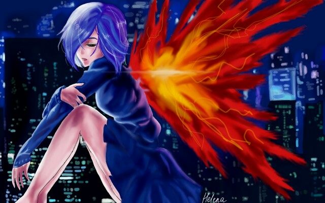 #Worried #Touka #TokyoGhoul