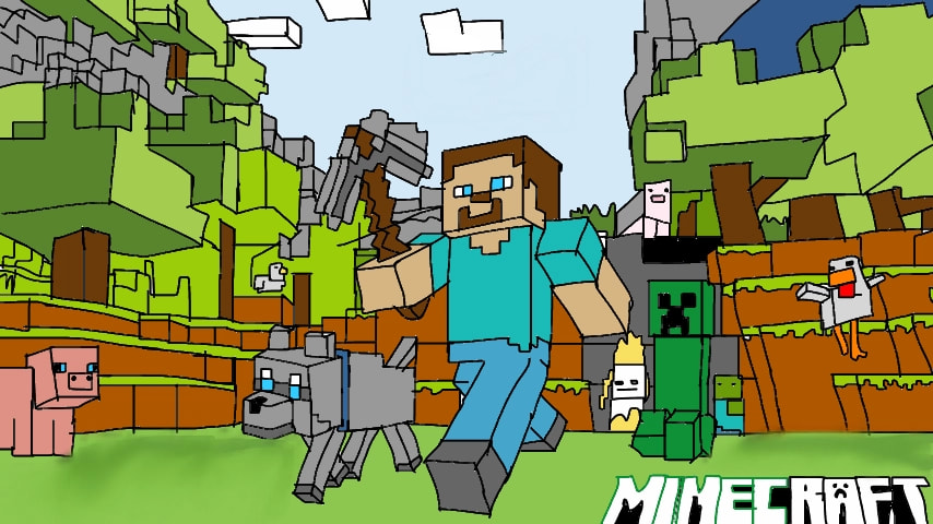 #fridayswithsketch #myfavgame MINECRAFT IS MY MOST FAVOURITE GAME IN THE WORLD #minecraft