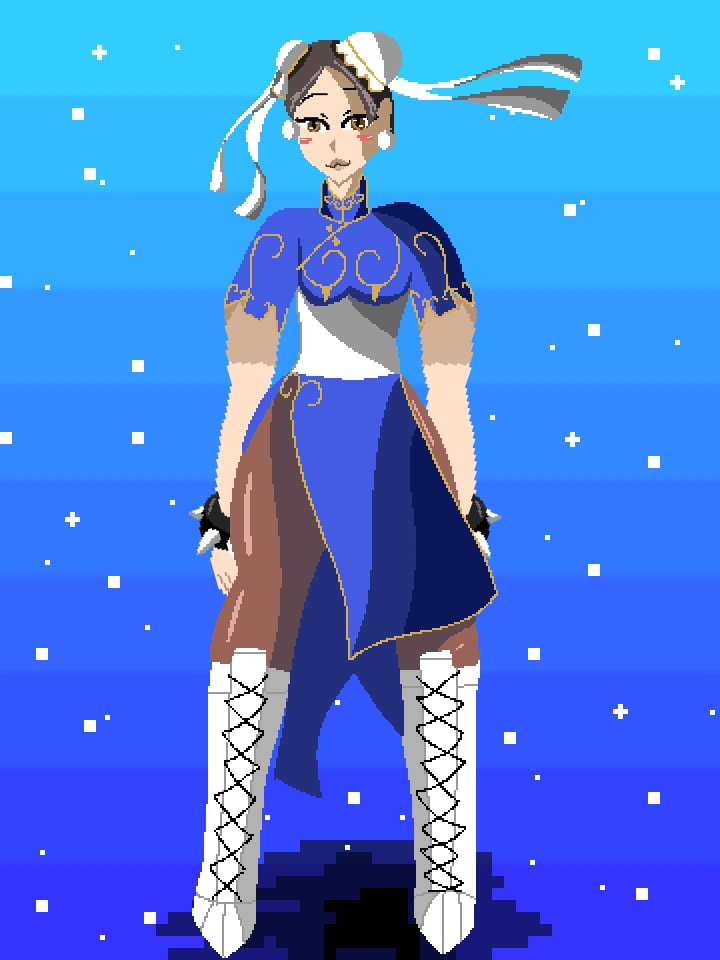 #pixelchallenge #fridayswithsketch #ChunLi ‪@sonysketch‬ FEATURED AGAIN HELL YEAH