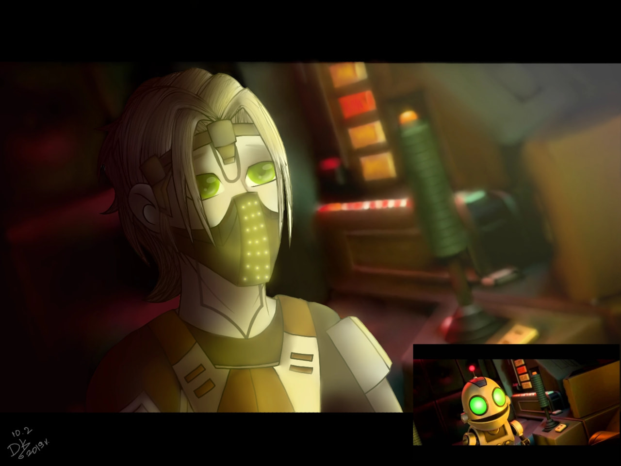#fridayswithsketch #manybrushes #RatchetandClank  thats my version of human Clank.