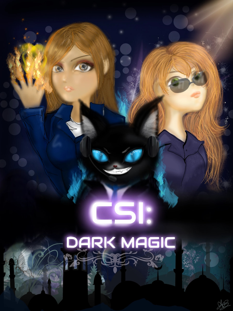 Parodiando a una serie jajaja 😂 cuenta como una fusión entre mis oc y una serie televisiva?!  #FusionChallenge #fantasia #parody #hadas #duendes #Fusion, son  #Deritri hada de fuego, #Gox el bumbdi (duende catacumbas) y #Muedrieder hada de luz.