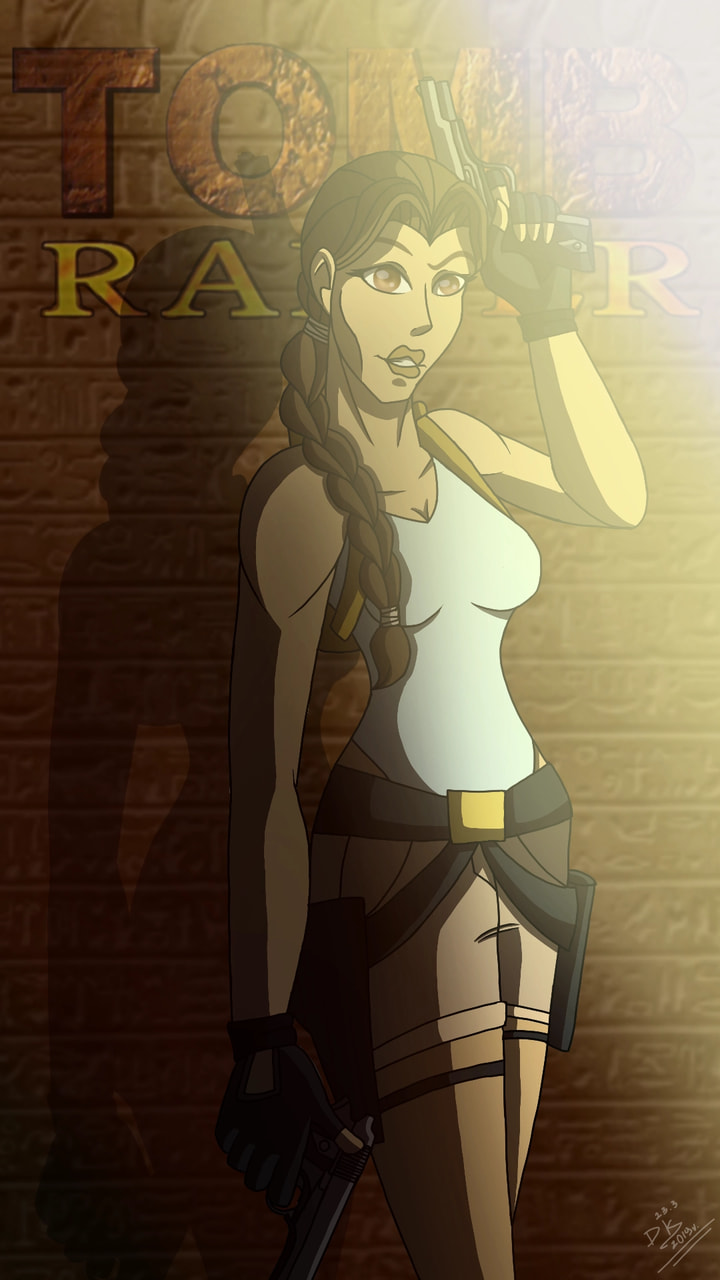 #fridayswithsketch #gamechallenge #TombRaider my favourite video game character is Lara Croft.