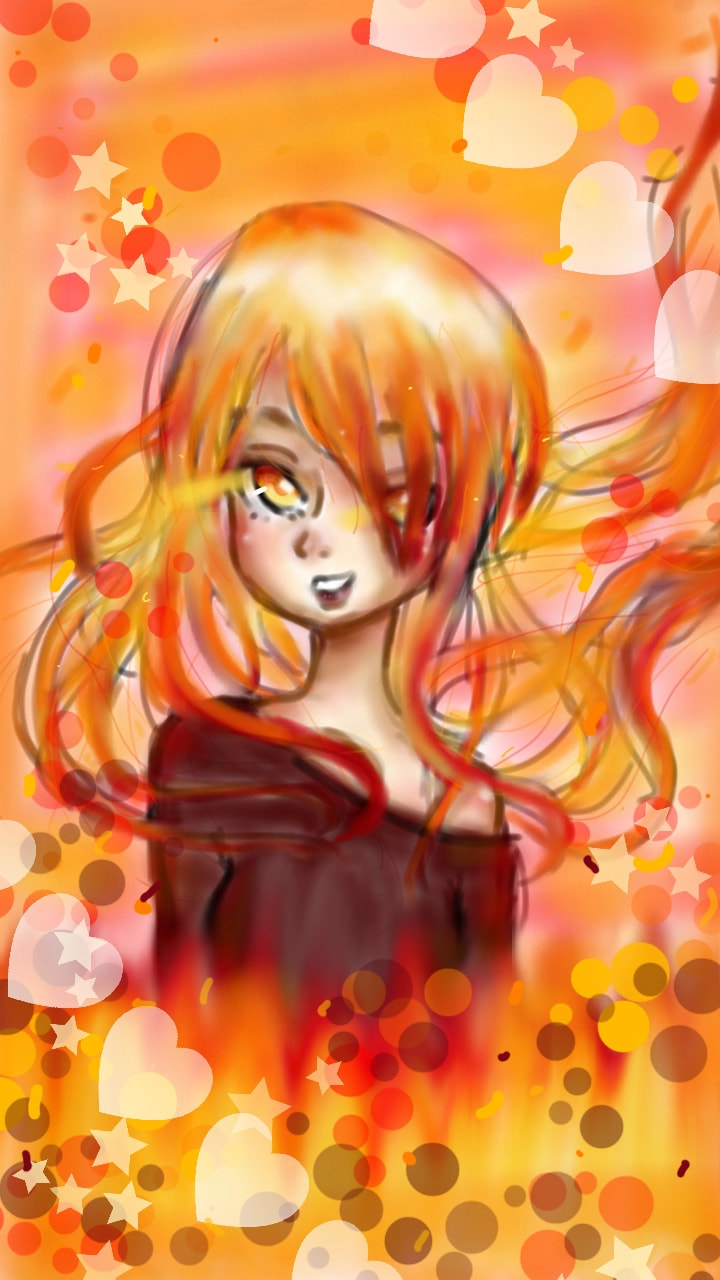 #fridayswithsketch #myelement    #animegirl #anime fire element :)